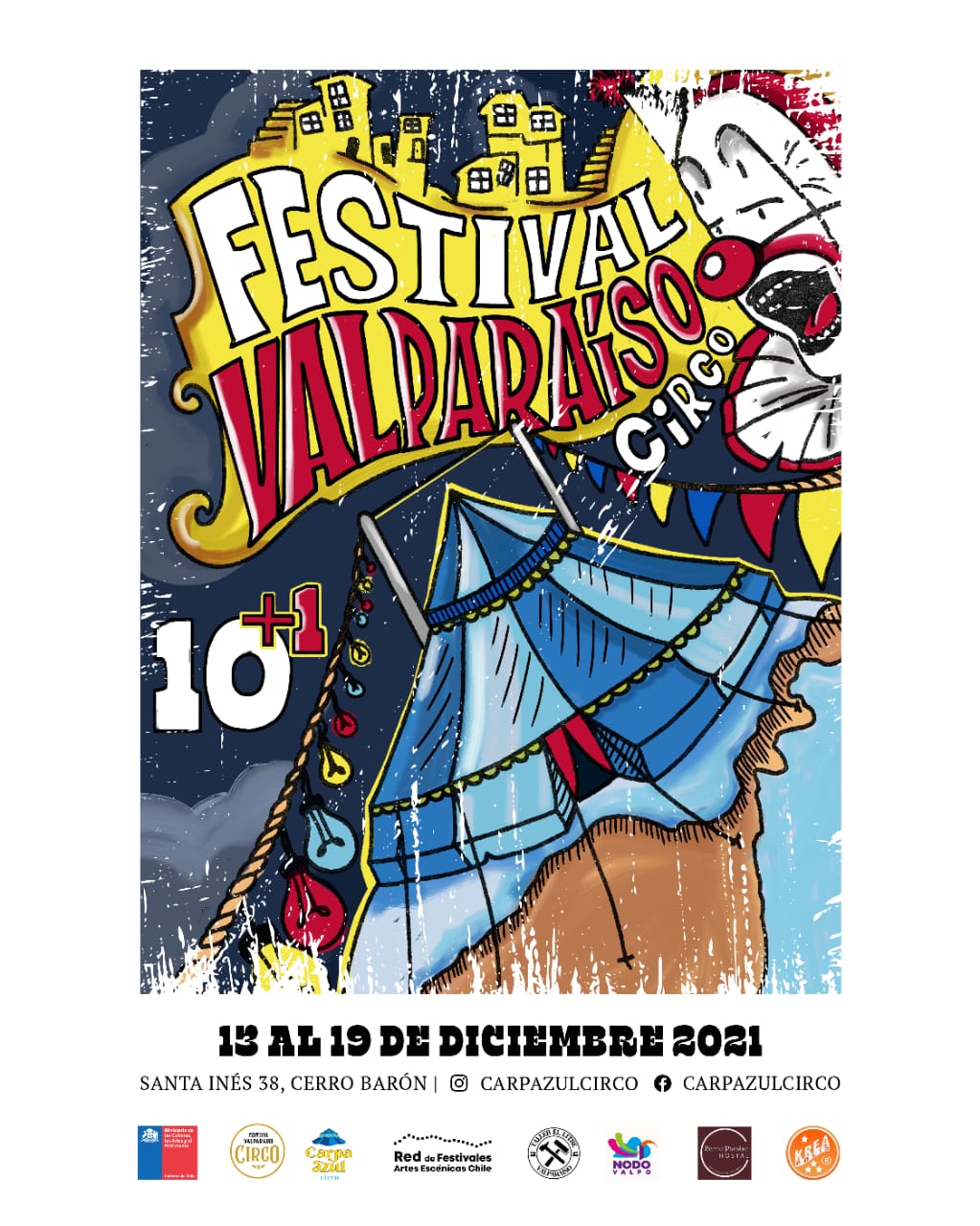 Afiche Valparaiso Circo