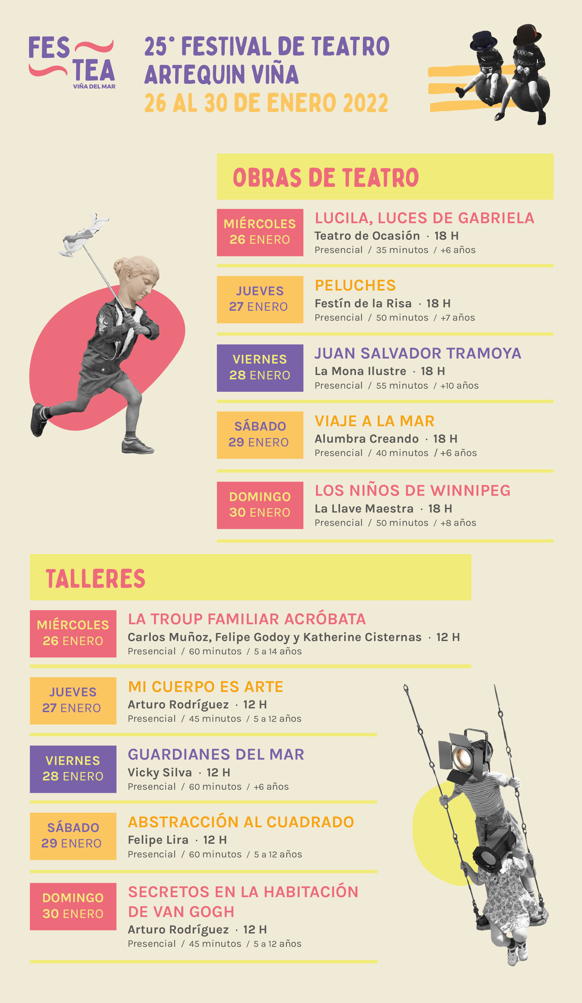PROGRAMACIÓN FESTEA VIÑA 2022